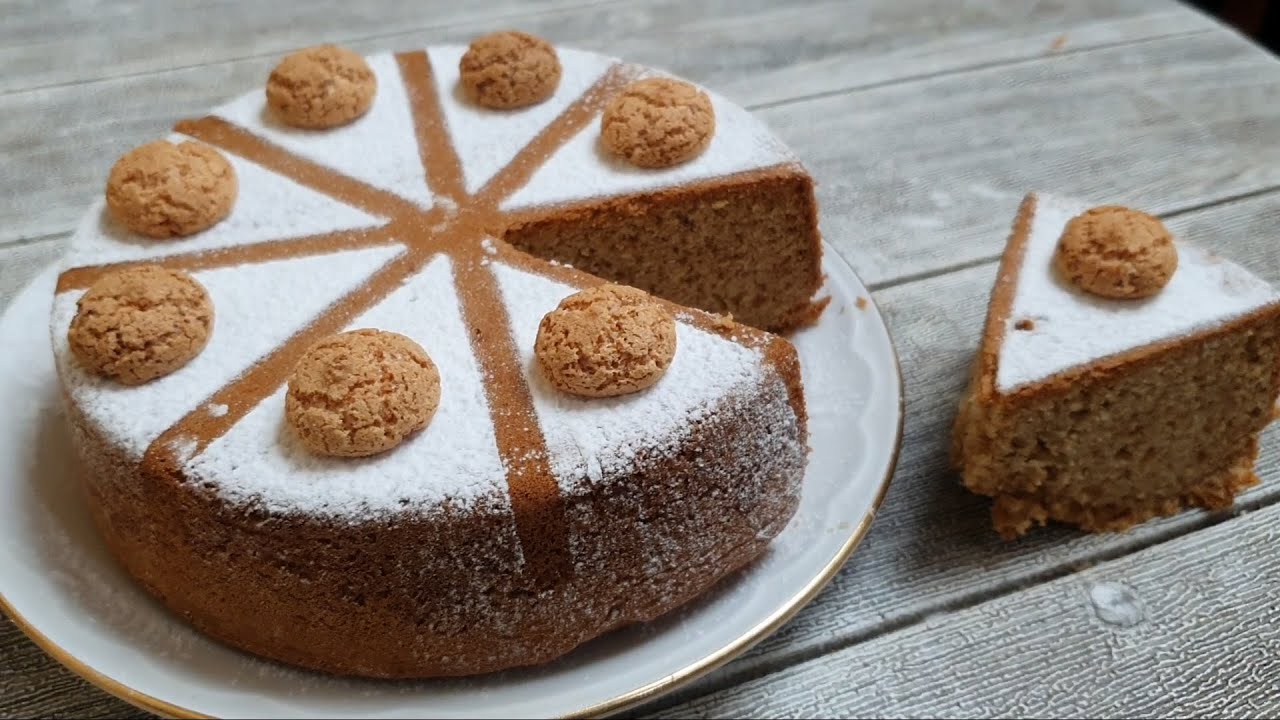 soffice torta amaretto deliziosa