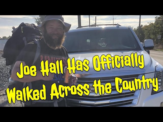 Joe Hall Has Officially Walked Across the Country