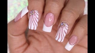 Diseño de uñas Hermoso para manos y pies - beautiful Manicure and Pedicure  Nail art tutoríal - YouTube