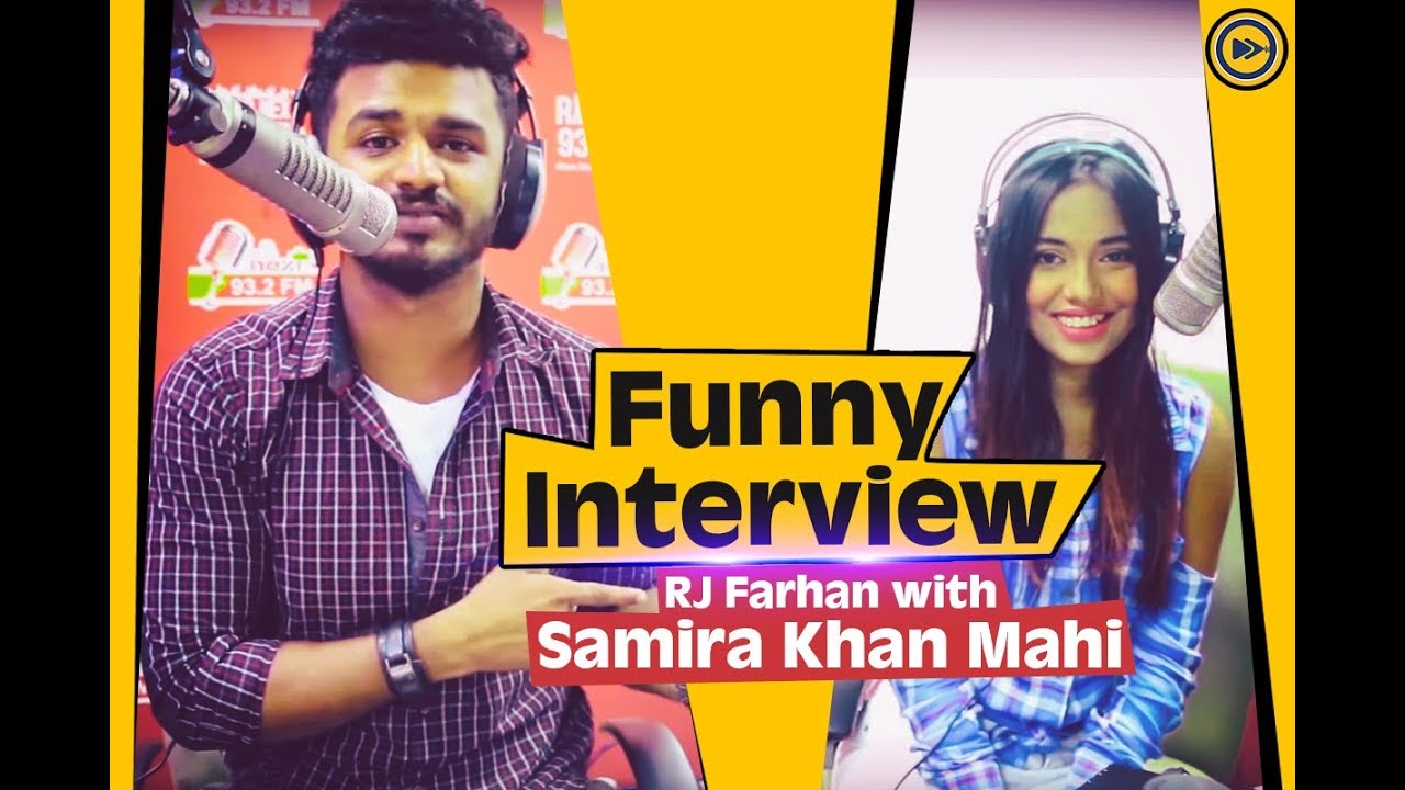 Musfiq R Farhan with Samira Khan Mahi  Funny Interview  The RJ Farhan Show