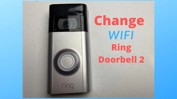 Change Ring Doorbell 2 WIFI Network