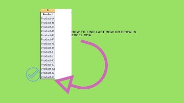 Find the last used row, VBA