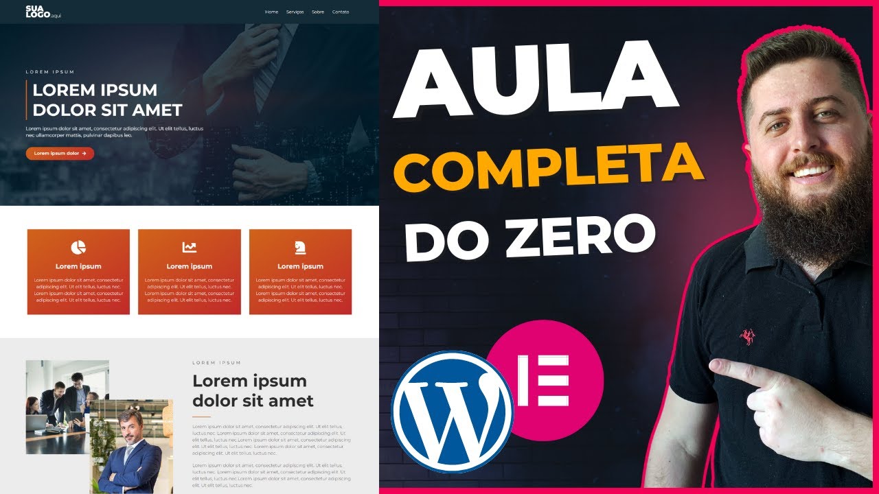 Como Criar Site Profissional com WordPress e Elementor em 2023 - YouTube