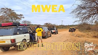 Land Rovers exploring wilderness Mwea National Reserve (Mwea part 2)