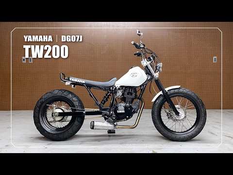 YAMAHA】TW200｜DG07J｜SUPER TRAPP製マフラー・ロングスイングアーム