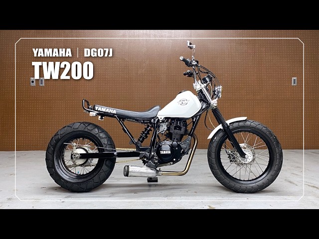 TW200 DG07J マフラー YAMAHA】TW200｜DG07J｜SUPER TRAPP製マフラー・ロングスイングアーム