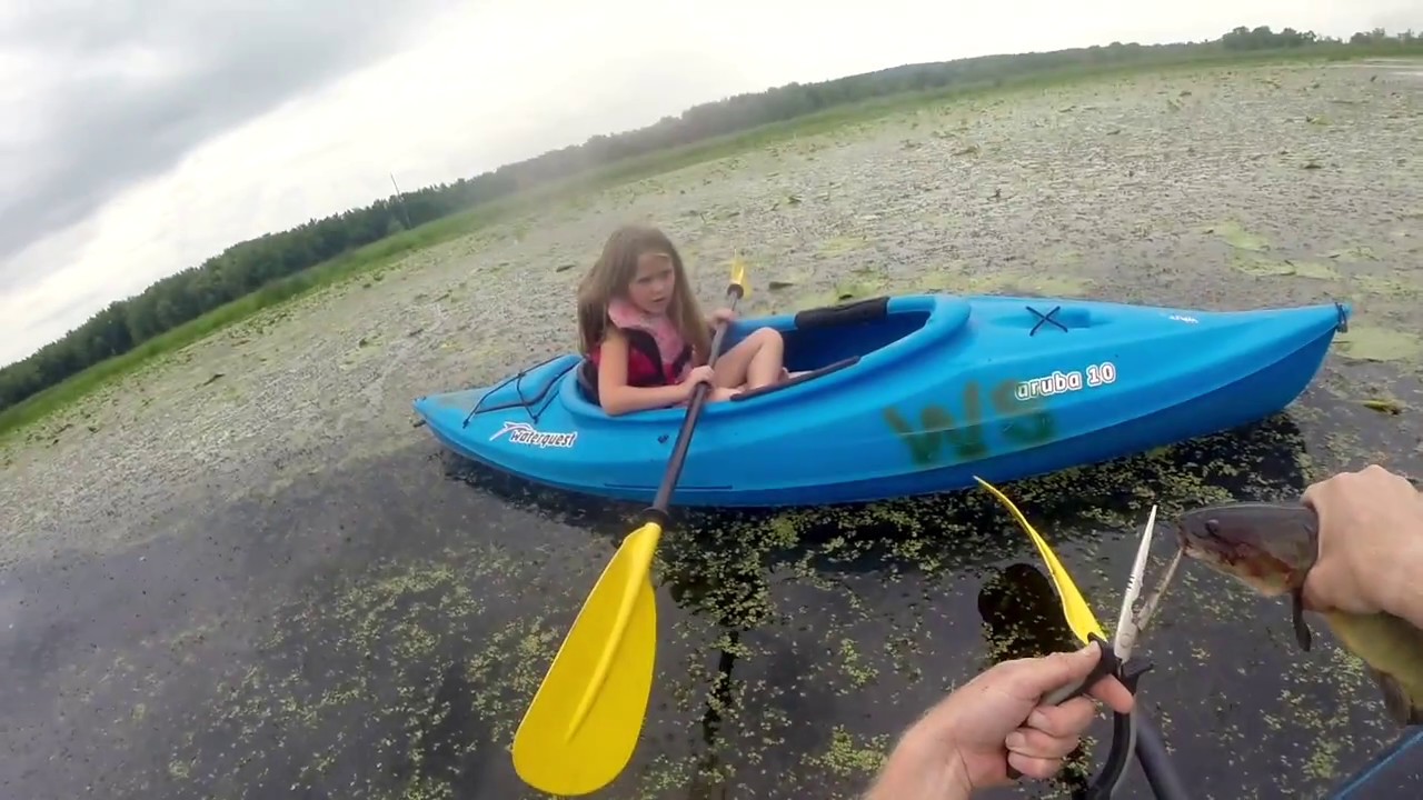 Kayak Fishing For Dogfish and Bass Near Muscoda, WI YouTube