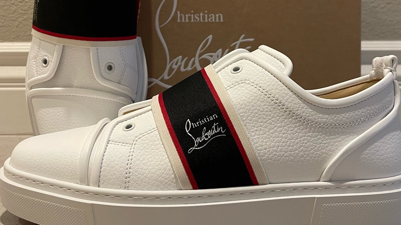 Christian Louboutin Men's Adolescenza Low-Top Sneakers