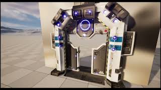 UE5 Sci-Fi Door Test