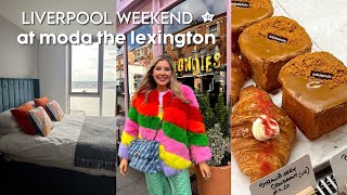 liverpool weekend 🎸🍸 staying at moda the lexington | lark lane day out | vegan food | @kayedinsleyx