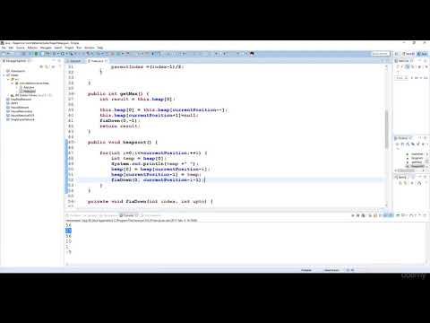 095 Heap implementation   testing