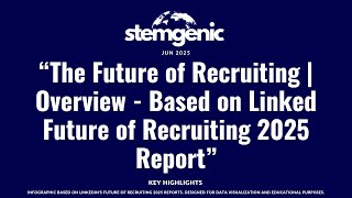 AI Redefines Talent Acquisition - Based on LinkedIn’s recent Future of Recruiting 2025 Reports