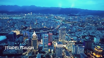 Amazing View of Taipei from Taipei 101 | Timelapse video | 2019 | Taipei,Taiwan