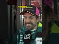 Alonso y su momentazo con la gorra 😂😂 "Ya te daré una"