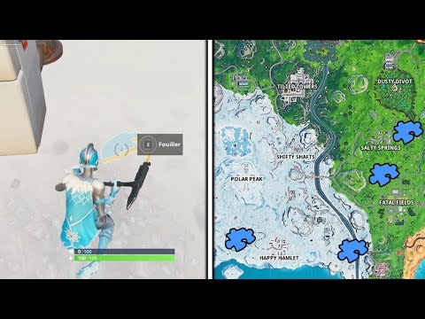 Vidéo: Emplacements Du Puzzle Fortnite - Où Rechercher Des Pièces De Puzzle Sous Les Ponts Et Les Grottes