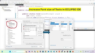 How to Change Font Size in Eclipse IDE | Increase Font Size in Eclipse #bharathedutech