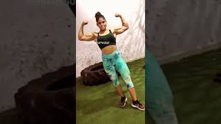 Shivani fitness model  Bodybuilding video #shorts#fitzone