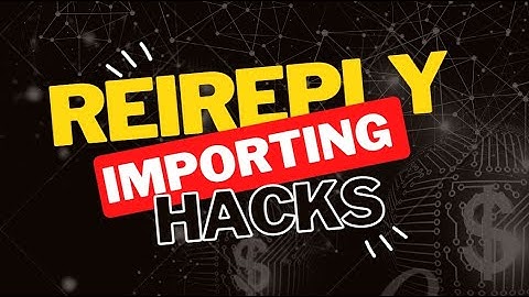 Rei Reply How To: Import Phone Numbers