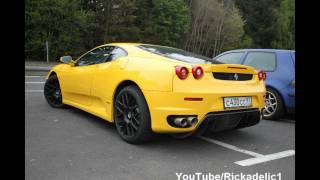 This two cars are leaving some wonderful sounds one red with stock
exhaust and yellow cargraphic exhaust. i hope you enjoy! rickadelic1
for the best...