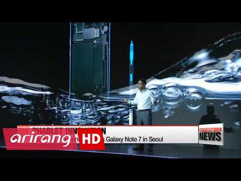 Samsung Electronics unveils Galaxy Note 7 in Seoul