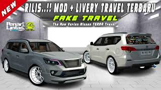 Mod & Livery FAKE TRAVEL Varian Terbaru Travel Bussid || Download Gratis Link Google Drive