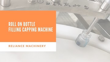 Small filling and capping machine for 10 ml essential oil Roll On bottle  | Reliance Machinery