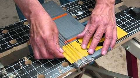 Cutting Styrene with a Cheap Paper Cutter