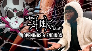 PURE INSANITY! | Reacting to So I'm A Spider, So What? Openings/Endings for the First Time