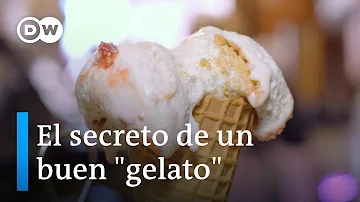 ¿Cómo se llama el helado italiano?