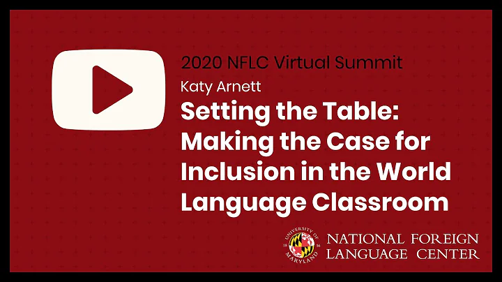 NFLC Virtual Summit (2020):  Setting the Table: In...