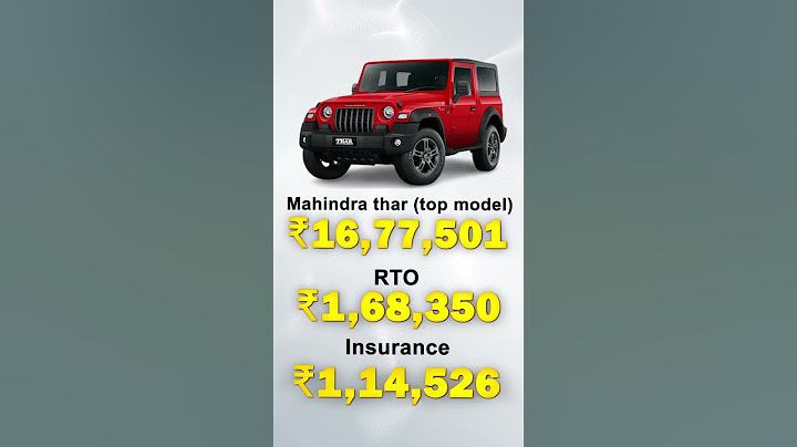 2023 Mahindra Thar On-Road Price Breakdown: Uncover the Costs