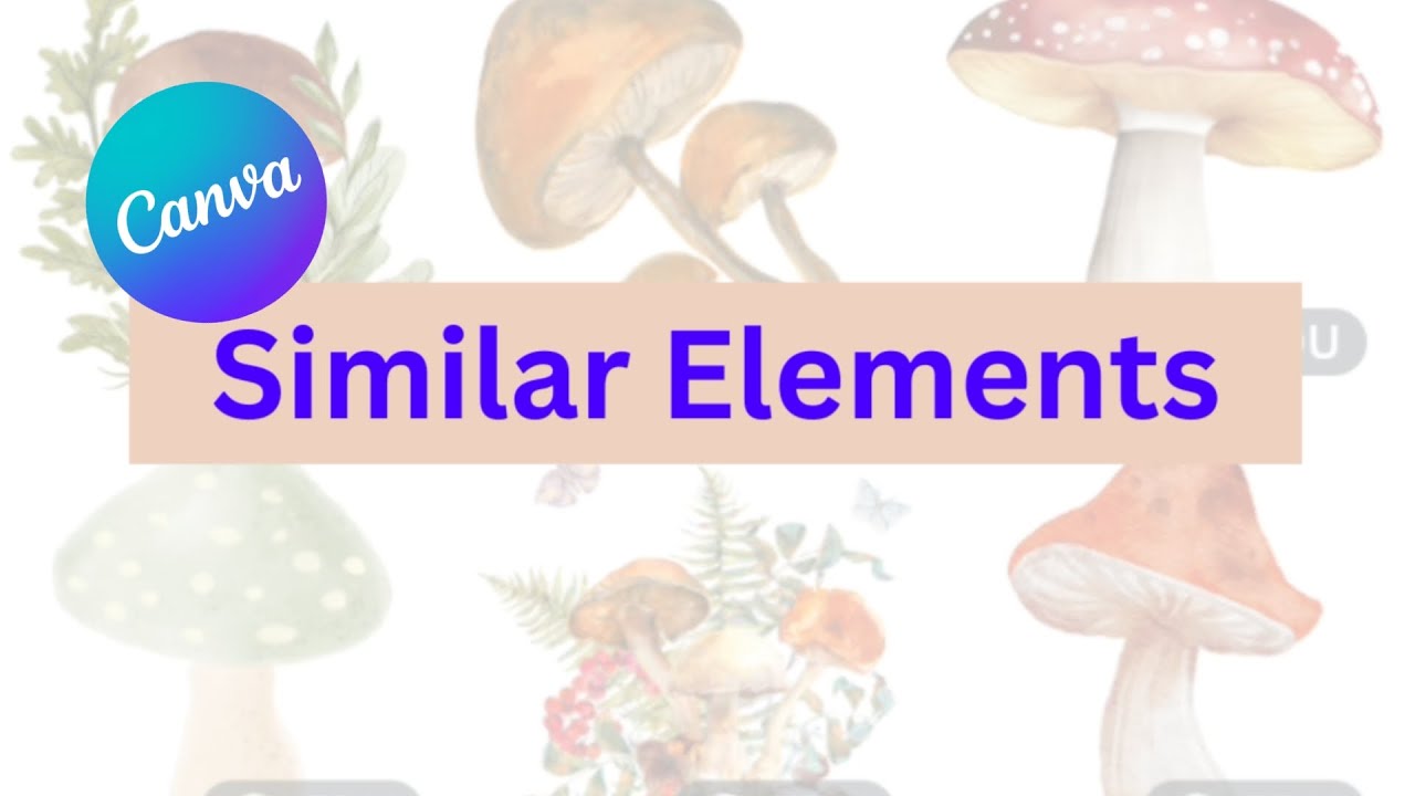 One Click for Similar Elements| Canva Mobile Tutorial 🎯