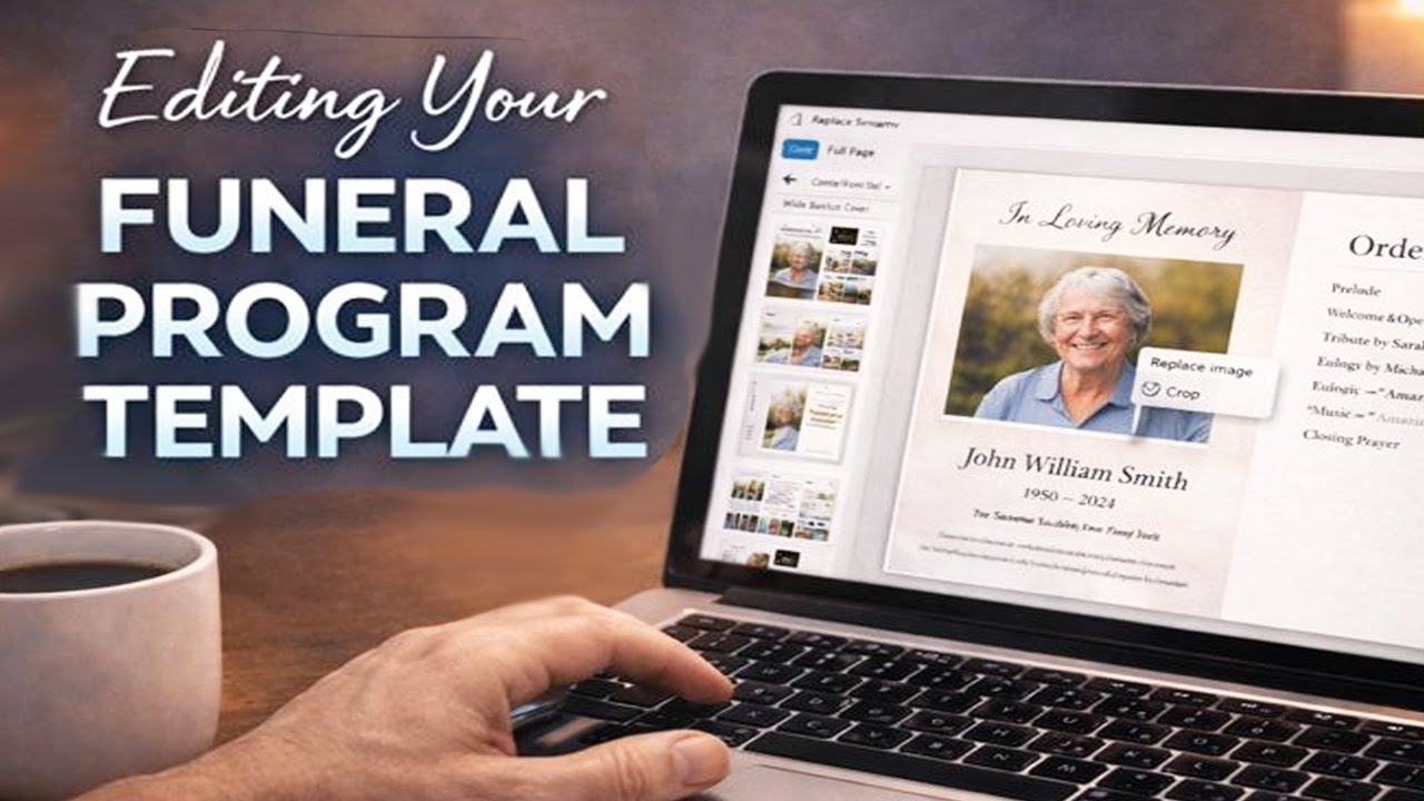 Editing The Funeral Program Template - Lesson 4