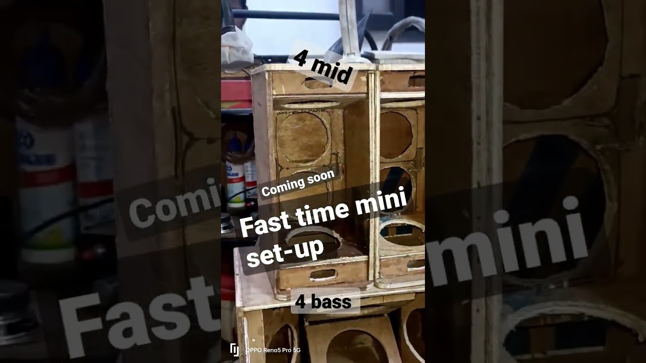 mini jbl setup  4 bass 4 mid