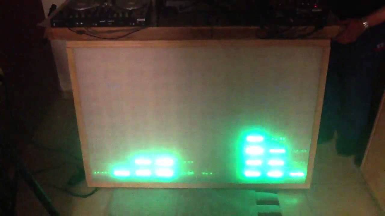 Led dj wand selber konstruiert youtube Media wand selber bauen