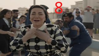 مسلسل من شارع الهرم إلى الحلقة الثامنه/8 احتراق عربيه فاى بسبب الحادث/عبله تجد متبرع بالكبد لها