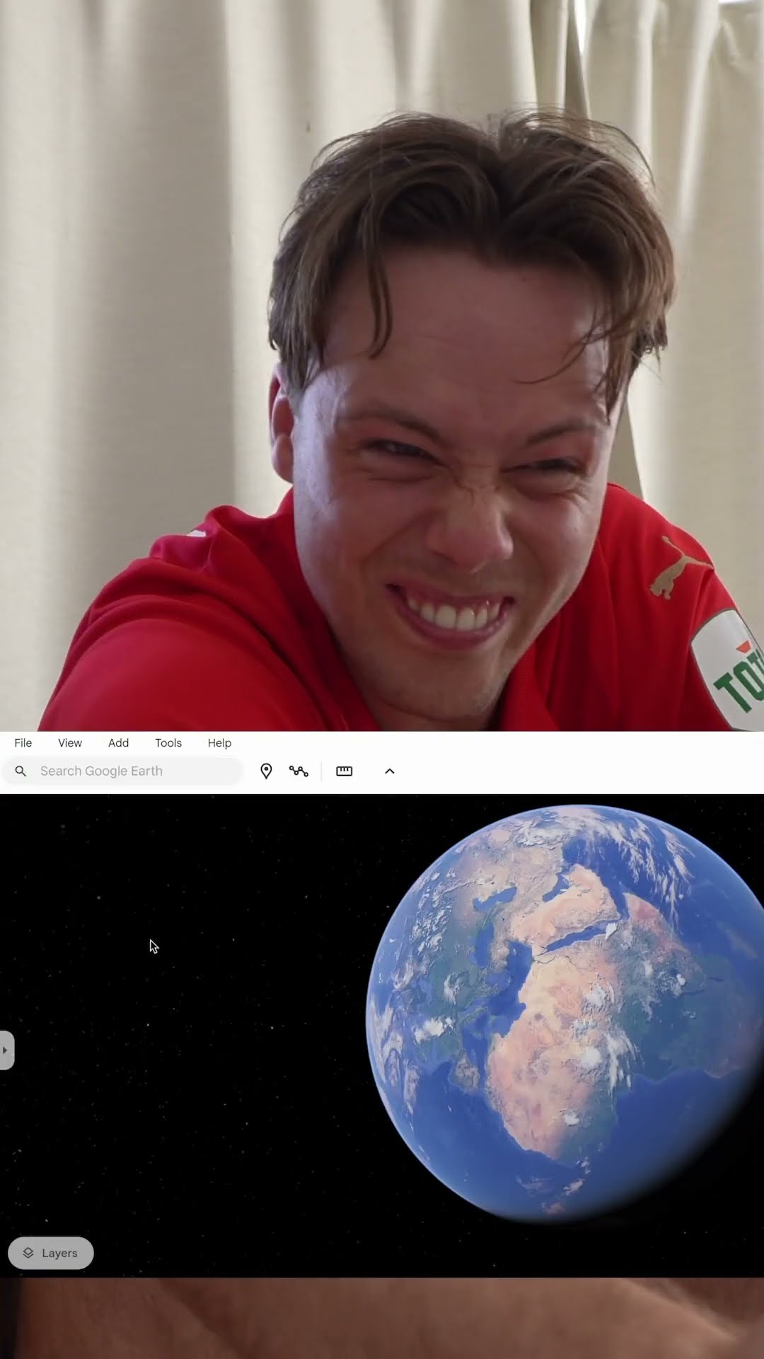 Spinning a GLOBE and playing GOLF wherever it lands