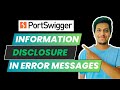 Information Disclosure in Error Messages | Portswigger Web Security Labs