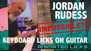 Jordan Rudess keyboard licks on guitar - Animated Licks of Mika Tyyskä ep 30