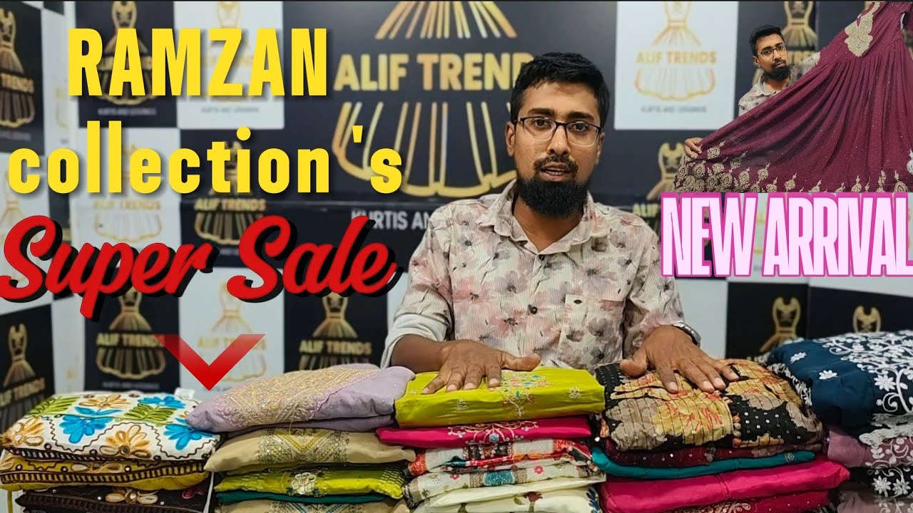 RAMZAN COLLECTION'$ சும்மா வேற லெவல் கலெக்ஷன்$ STATS @ RS.599 ONLY ON ALIF TRENDS SINGLE PC COURIER 