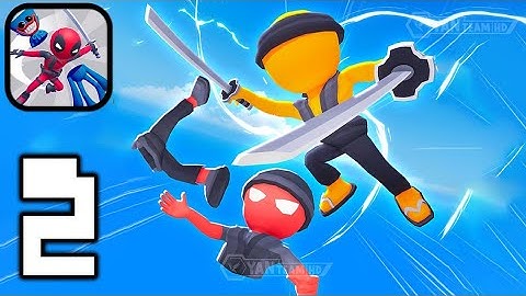 Slicing Hero: Sword Master - Gameplay Walkthrough Part 2 Tutorial Unlock New Hero (Android,iOS)