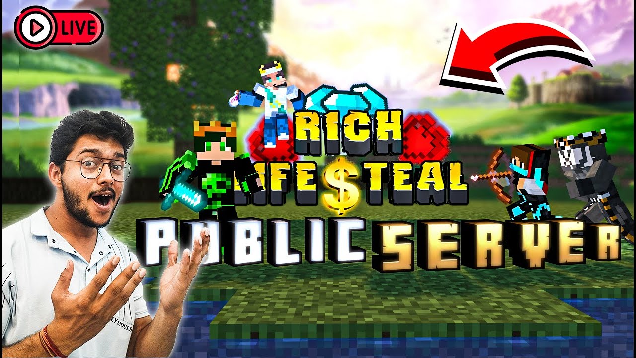 Minecraft Live 🔴 Public Server 🔥 JAVA + PE - YouTube