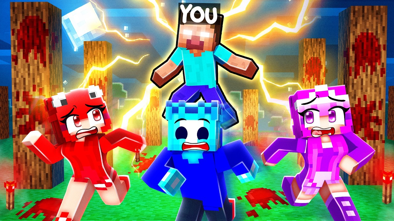 YOU TROLL US as HEROBRINE in Minecraft!