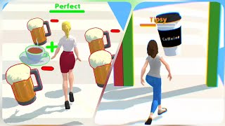 Sober Run 3D👸🍺☕💋 New Gameplay - All levels walk-through  Android,ios screenshot 2