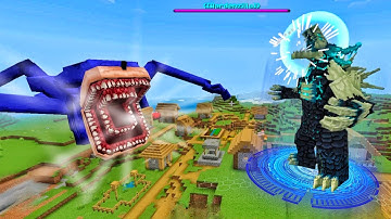 Shin Sonic Tapes VS WardenZilla ADDON UPDATE In Minecraft PE