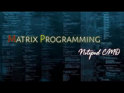 Intresting Matrix programming