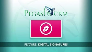 PegasusCRM - Digital Signatures