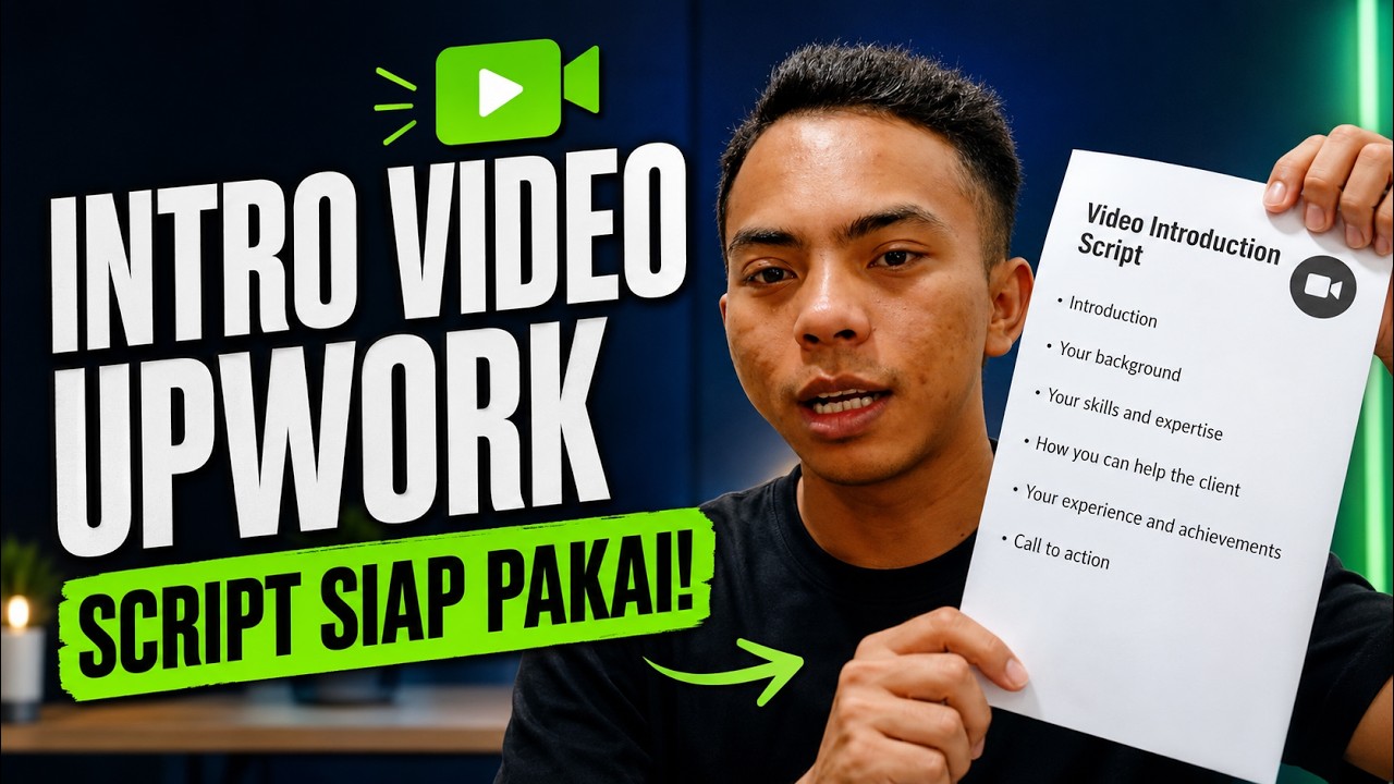 Cara Membuat Video Introduction Upwork 2026 | Contoh Script 45-55 Detik