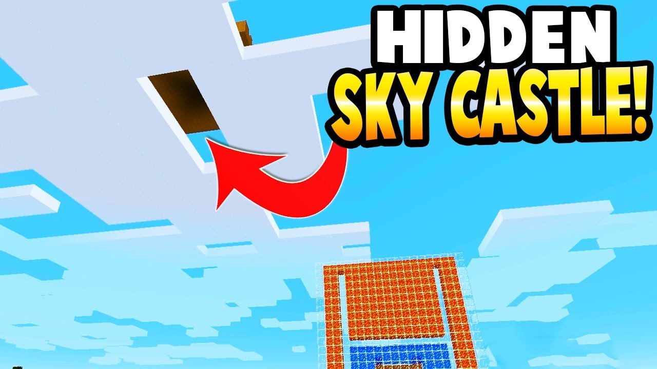 gaming logo BUILDING A FUN FLOATING SKY CASTLE! - Minecraft