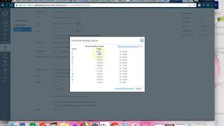 Change Default Letter Grade Scheme